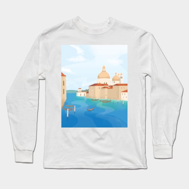 Venice, Italy Long Sleeve T-Shirt by Petras